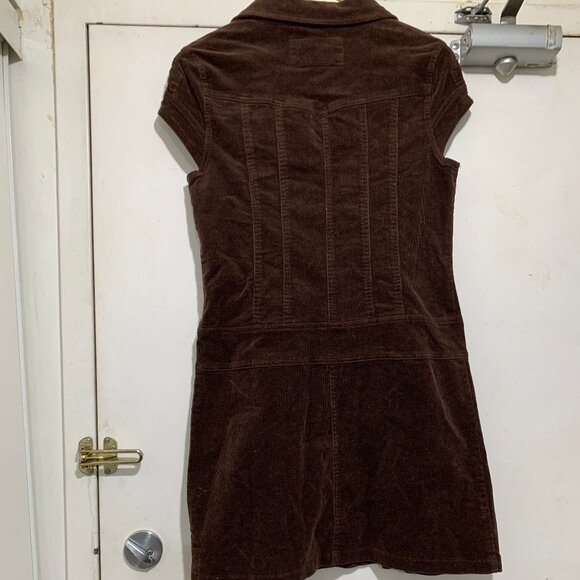 NEW VINTAGE POET CORDUROY SHORT SLEEVE DRESSES SIZE 11/M - Picture 5 of 9